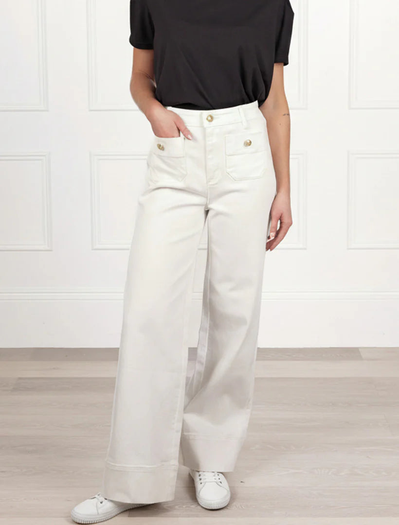 Farrah Denim Jean White