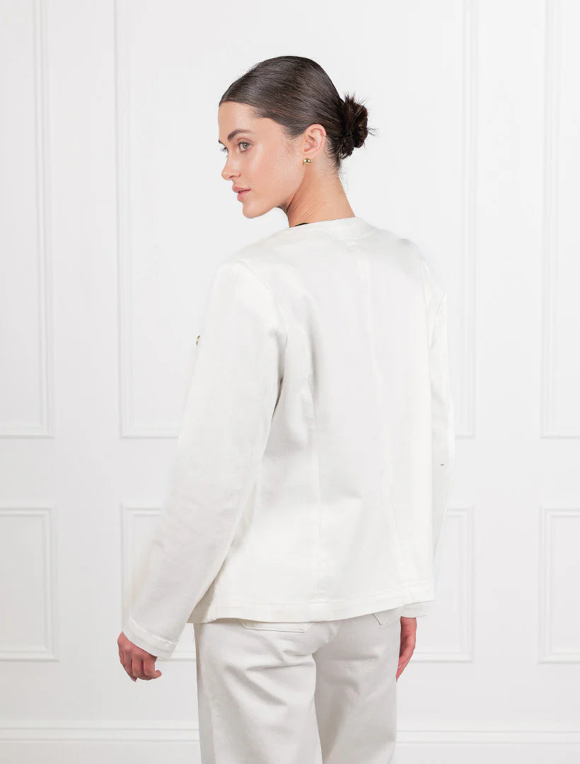 Florence Denim Jacket White
