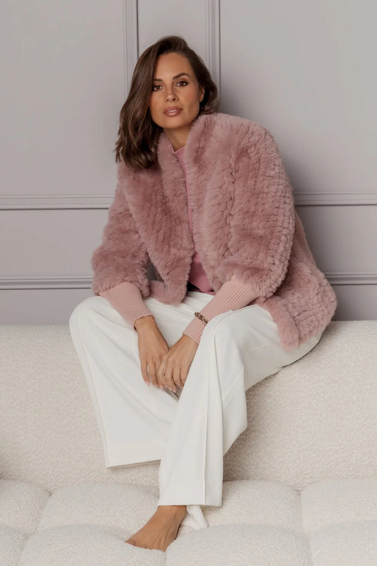 TETTO Faux Jacket Smokey Plum