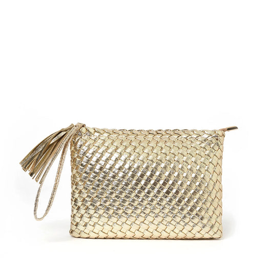 LAVINIA CLUTCH BAG - GOLD