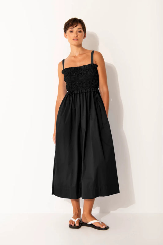 LOUNGE THE LABEL MYKONOS DRESS - Black