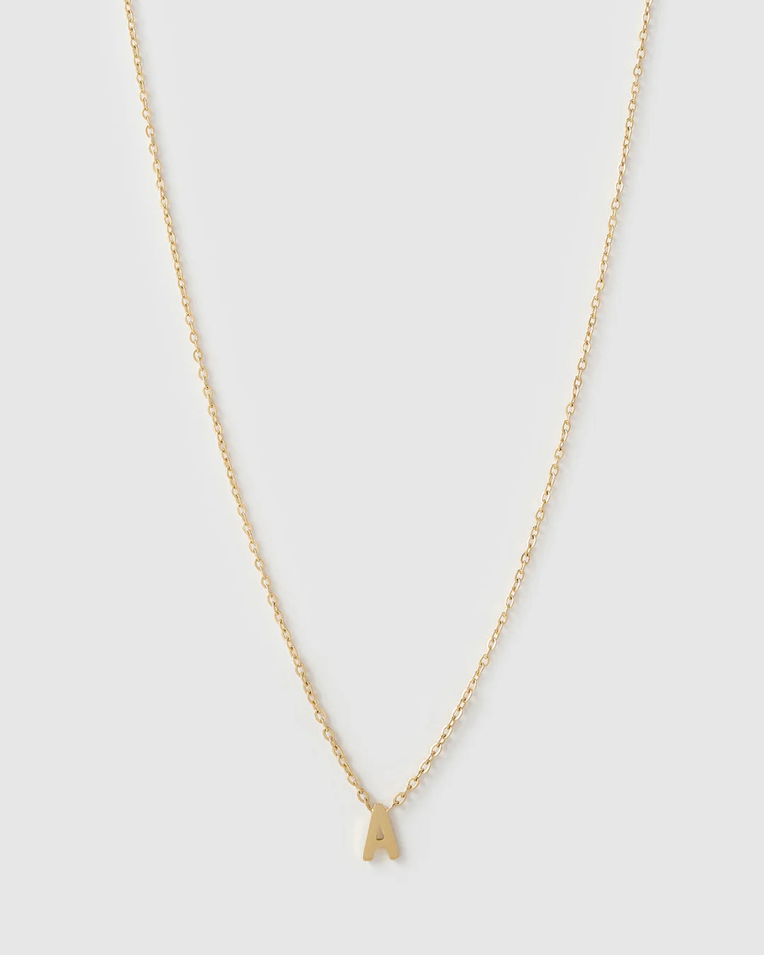 Mini Initial Gold Necklace