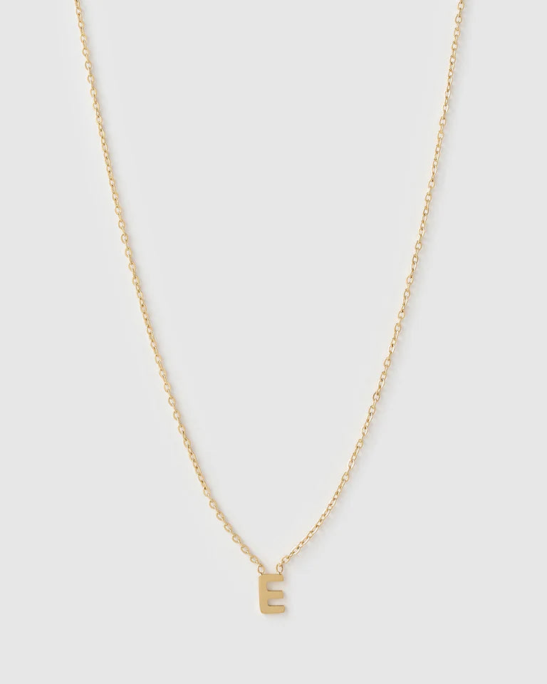 Mini Initial Gold Necklace