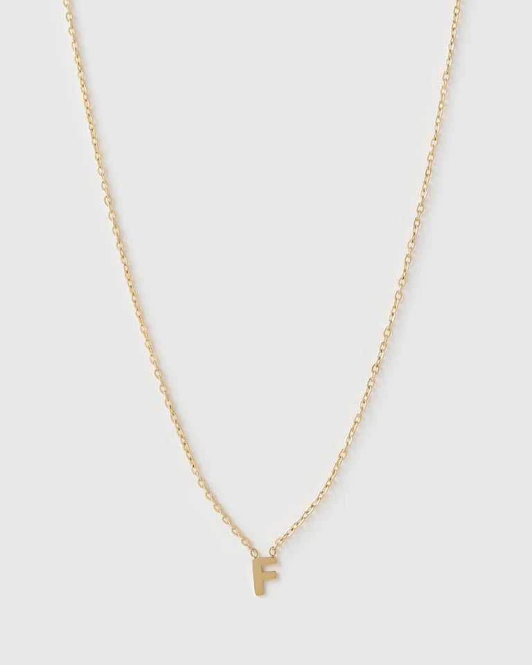 Mini Initial Gold Necklace