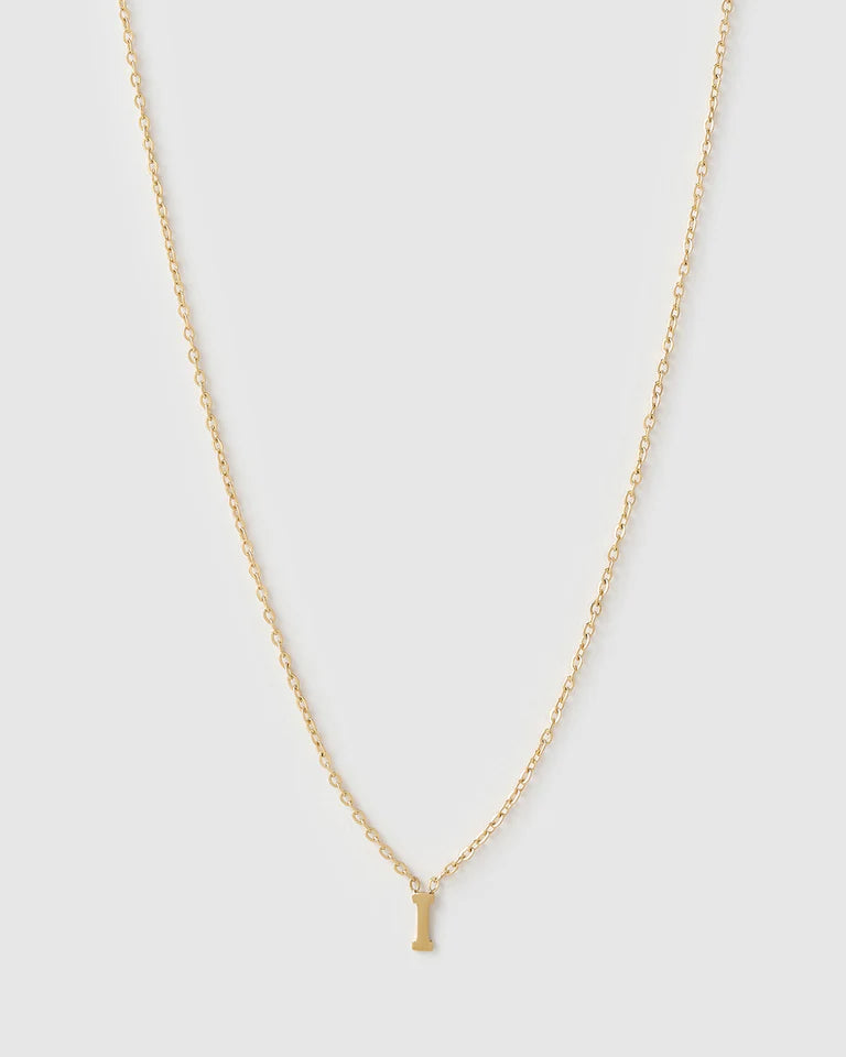 Mini Initial Gold Necklace