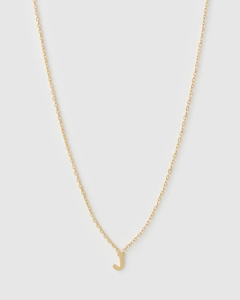 Mini Initial Gold Necklace