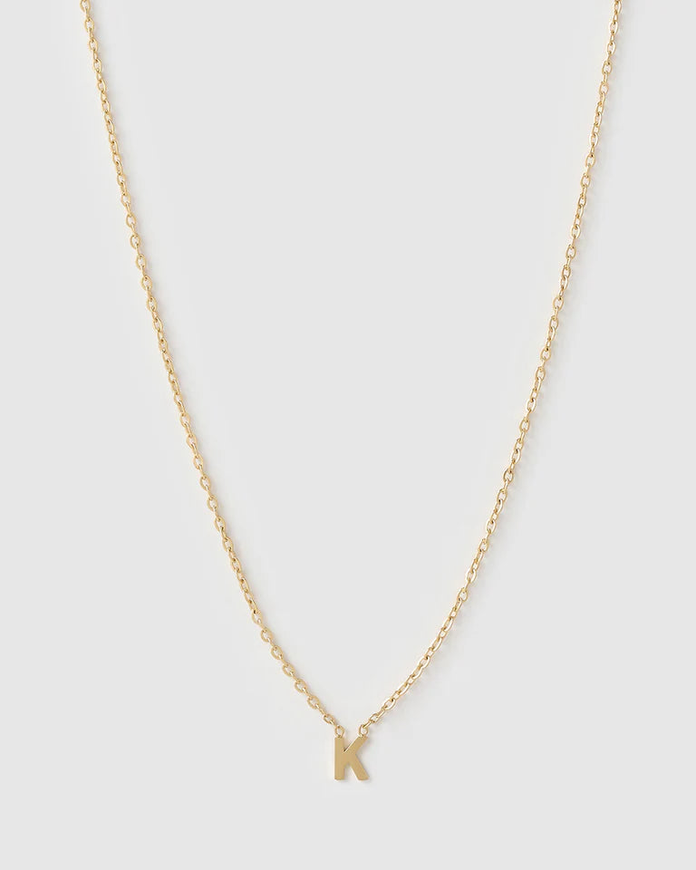 Mini Initial Gold Necklace