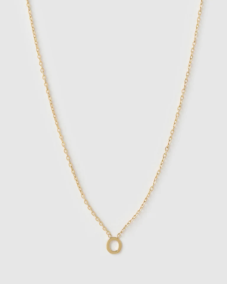 Mini Initial Gold Necklace