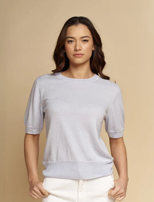 Melissa Cotton Cashmere Knit Blue