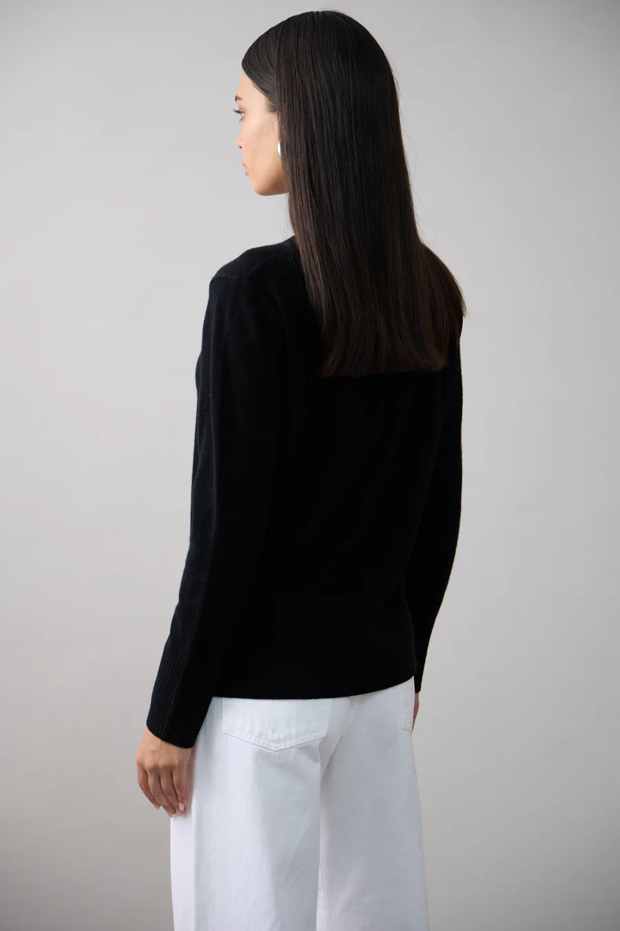 Essential Slim Crew - Black