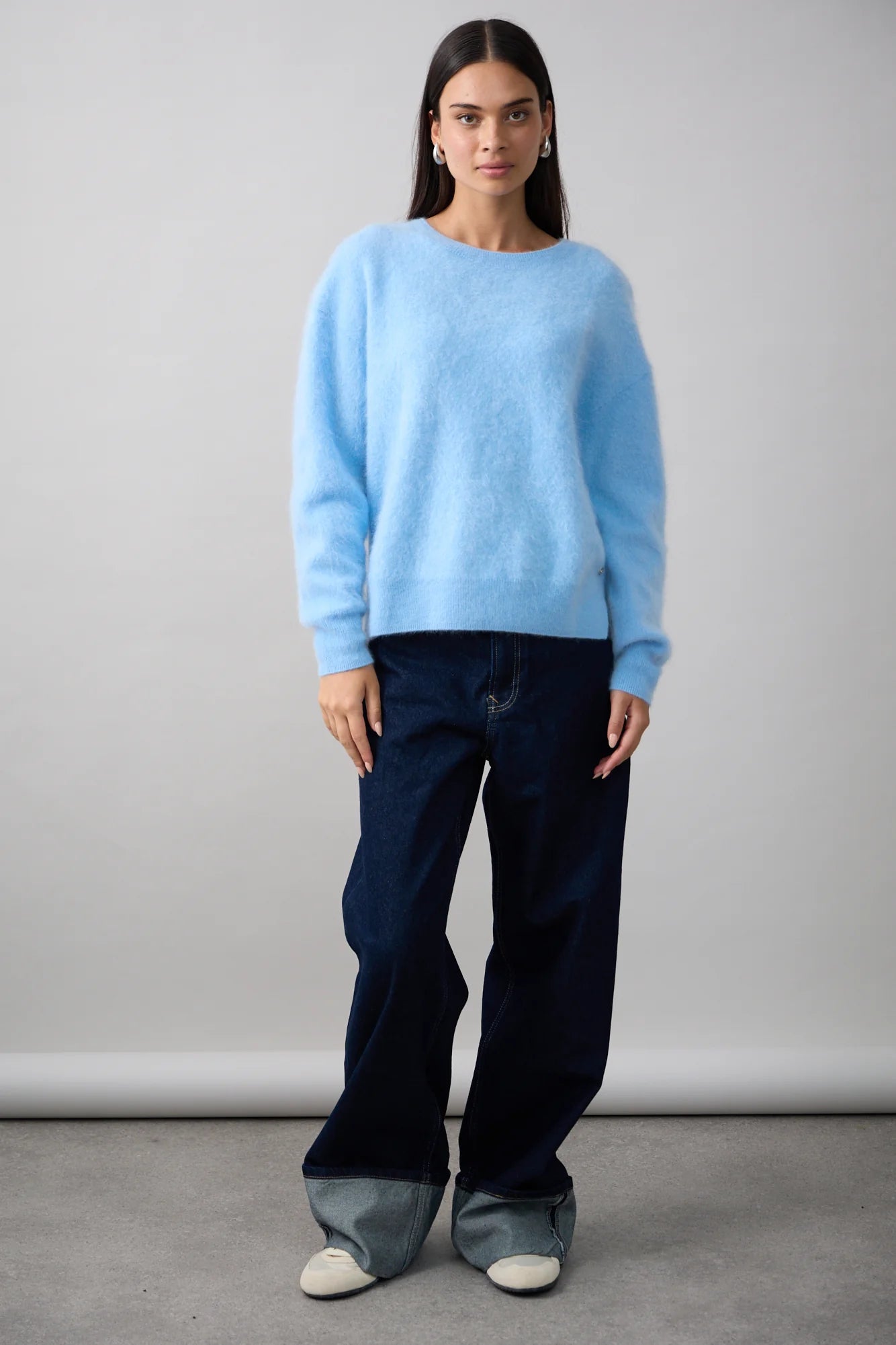 CYRA CREW - MID BLUE