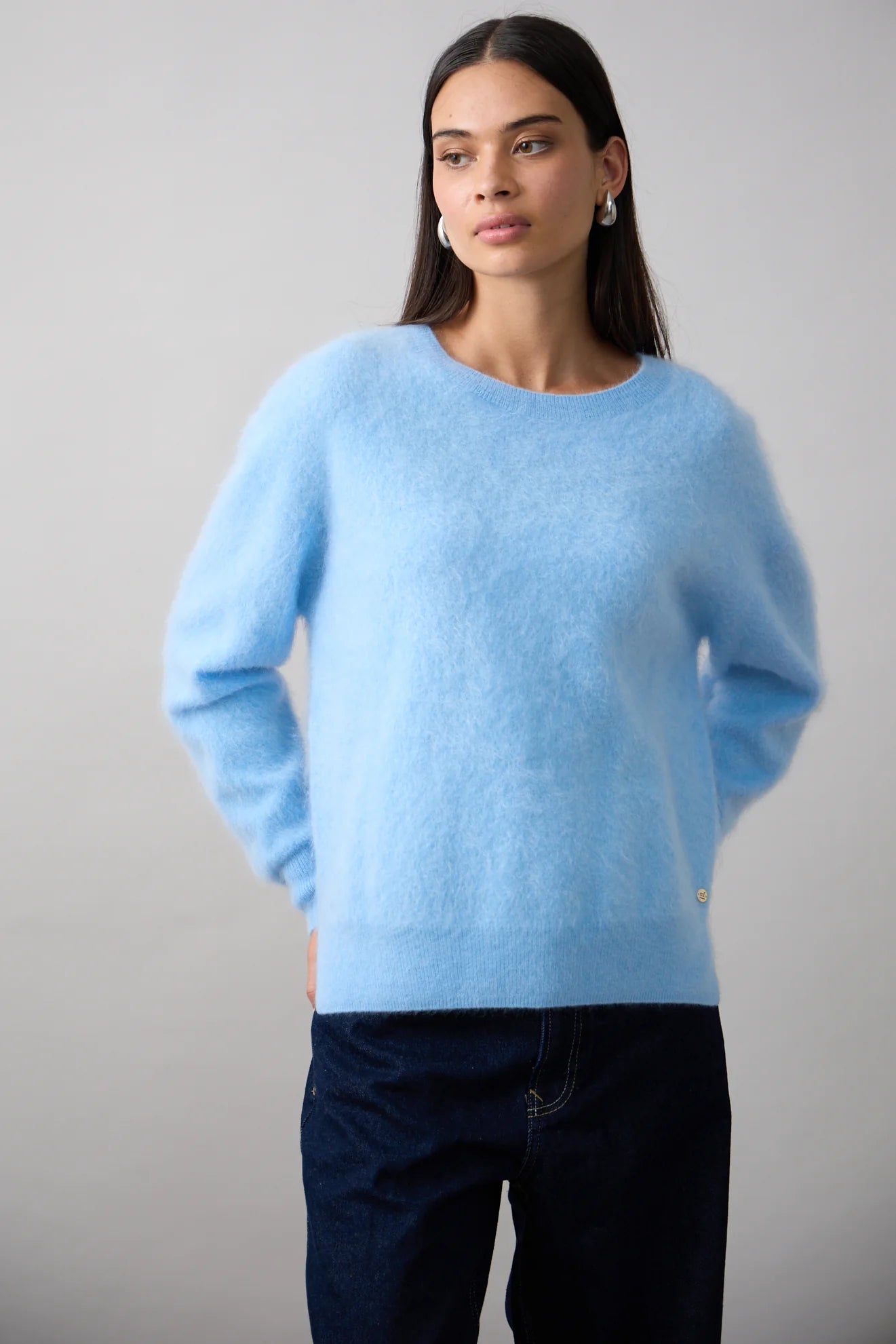 CYRA CREW - MID BLUE