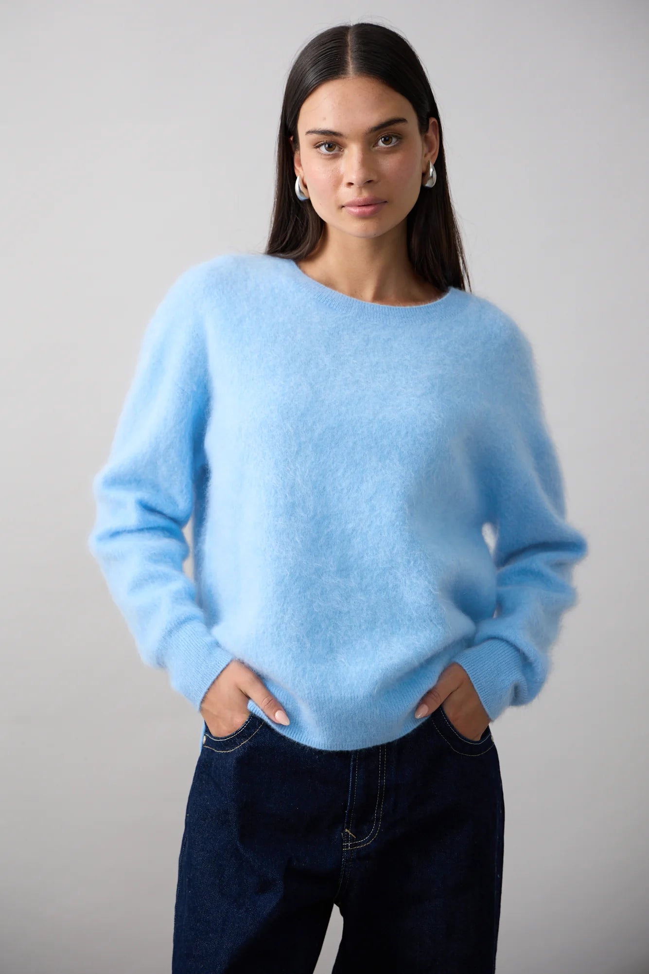 CYRA CREW - MID BLUE