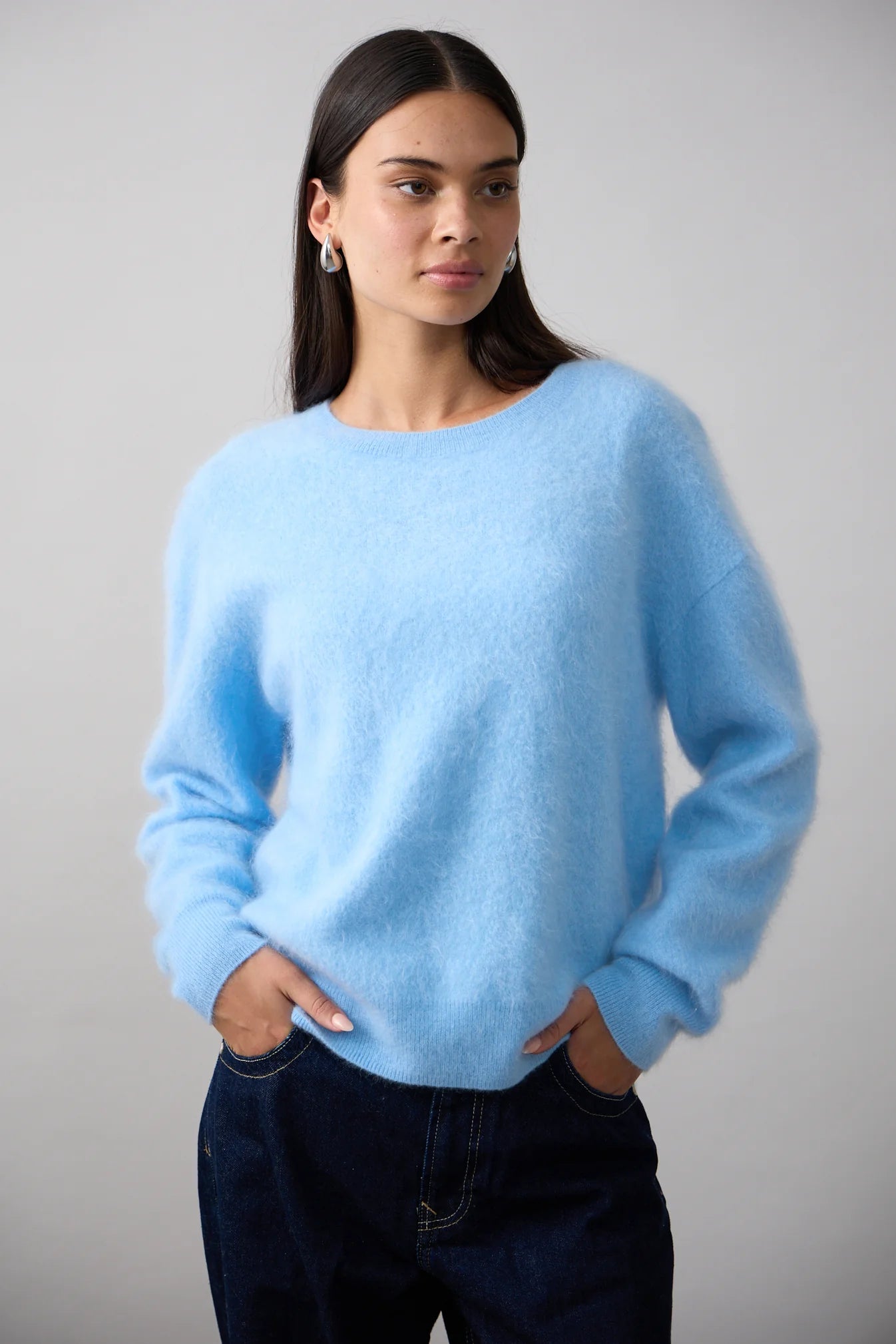 CYRA CREW - MID BLUE
