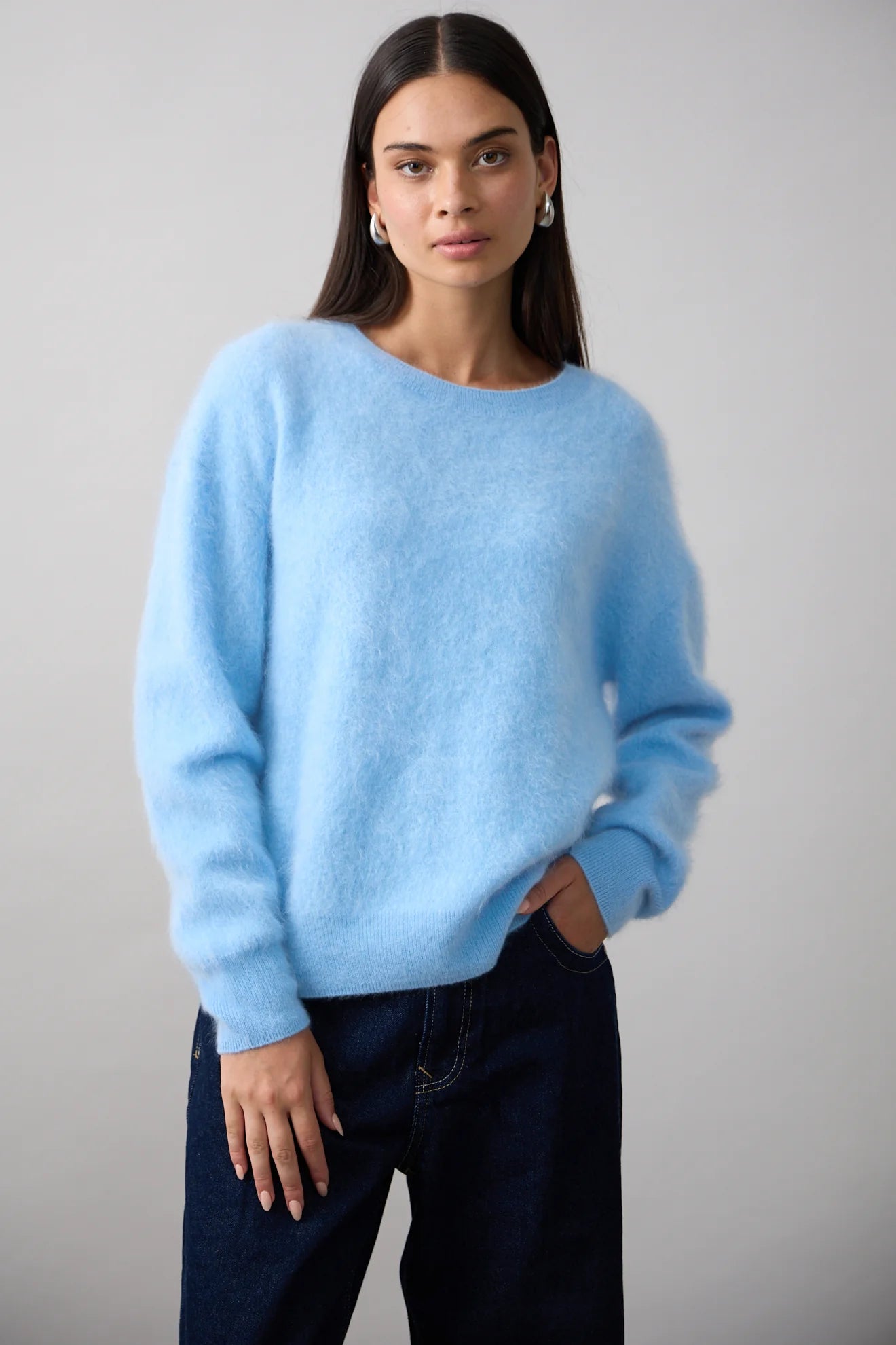 CYRA CREW - MID BLUE