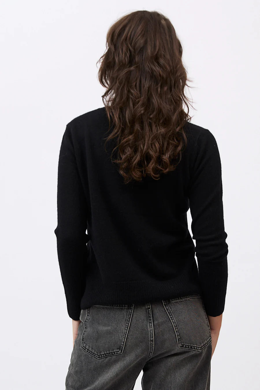 Essential Slim Crew - Black