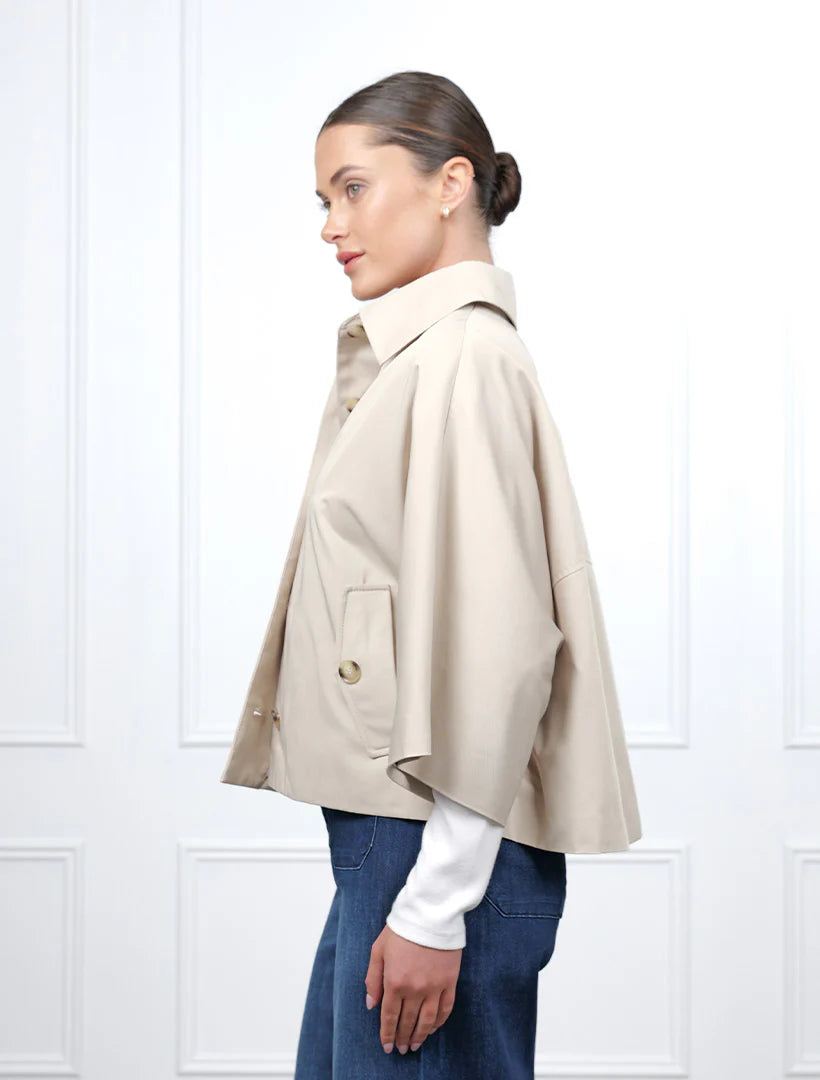 Mia Swing Jacket Stone