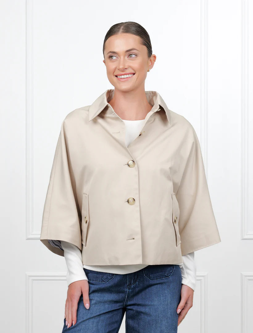 Mia Swing Jacket Stone