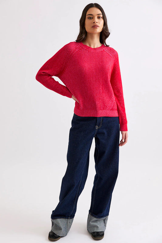 Maxi Sweater - Poppy/Red