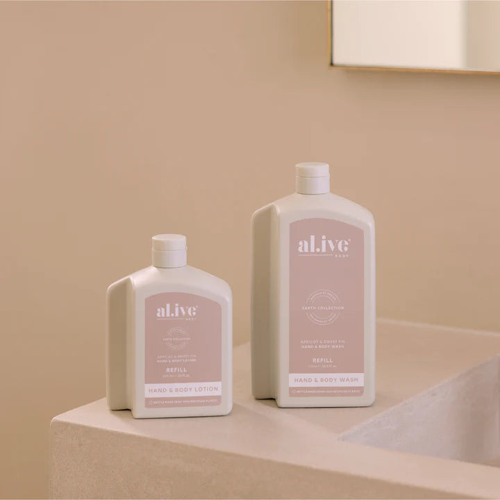 1 L WASH REFILL - APRICOT & SWEET FIG