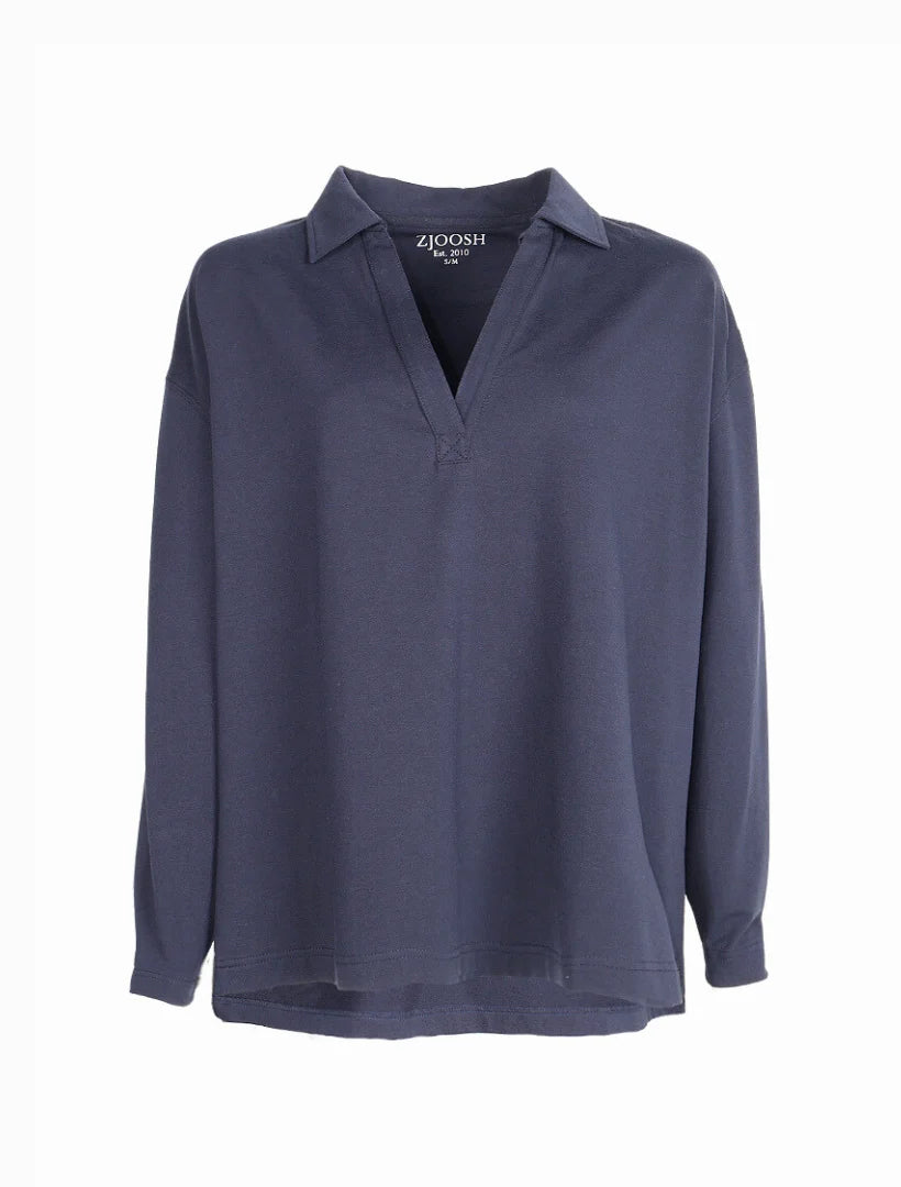 Itinerary Long Sleeve Jersey Navy