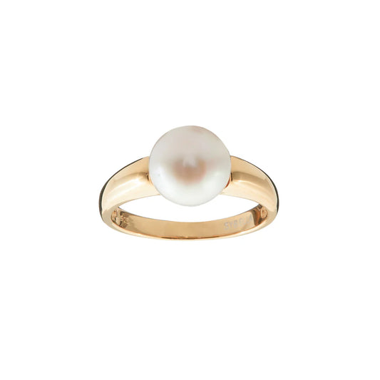 Emily - Gold and Freshwater pearl ring