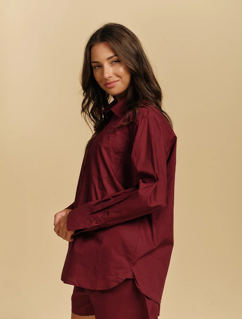 Rafaela Shirt Burgundy