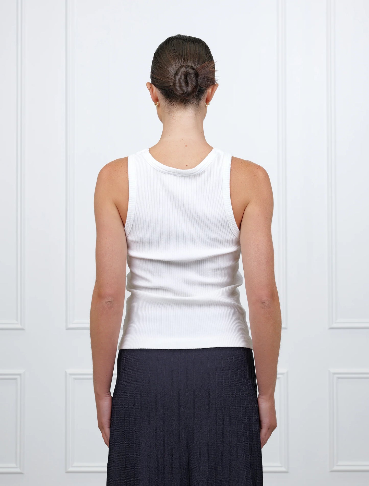 Raven Rib Tank - White