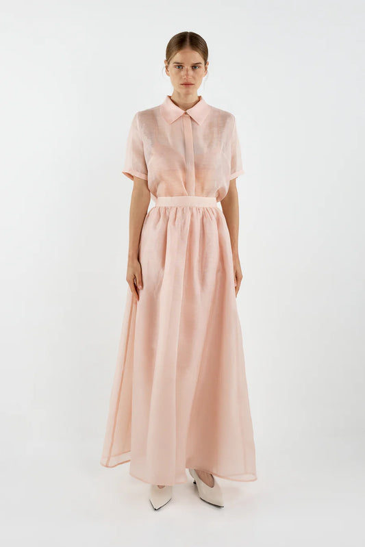 MELINDA MAXI SKIRT - PINK