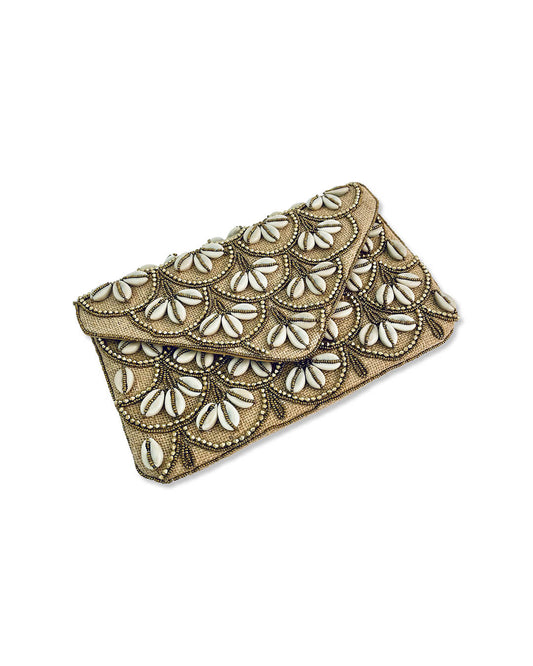 Cowrie Shell Clutch
