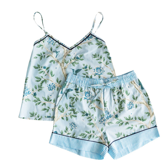 Blue Shirley Cami Pyjama Set