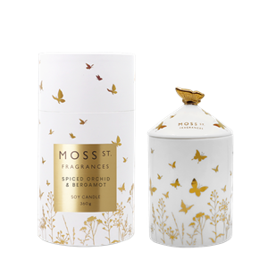 Spiced Orchid & Bergamot Ceramic Candle 360g