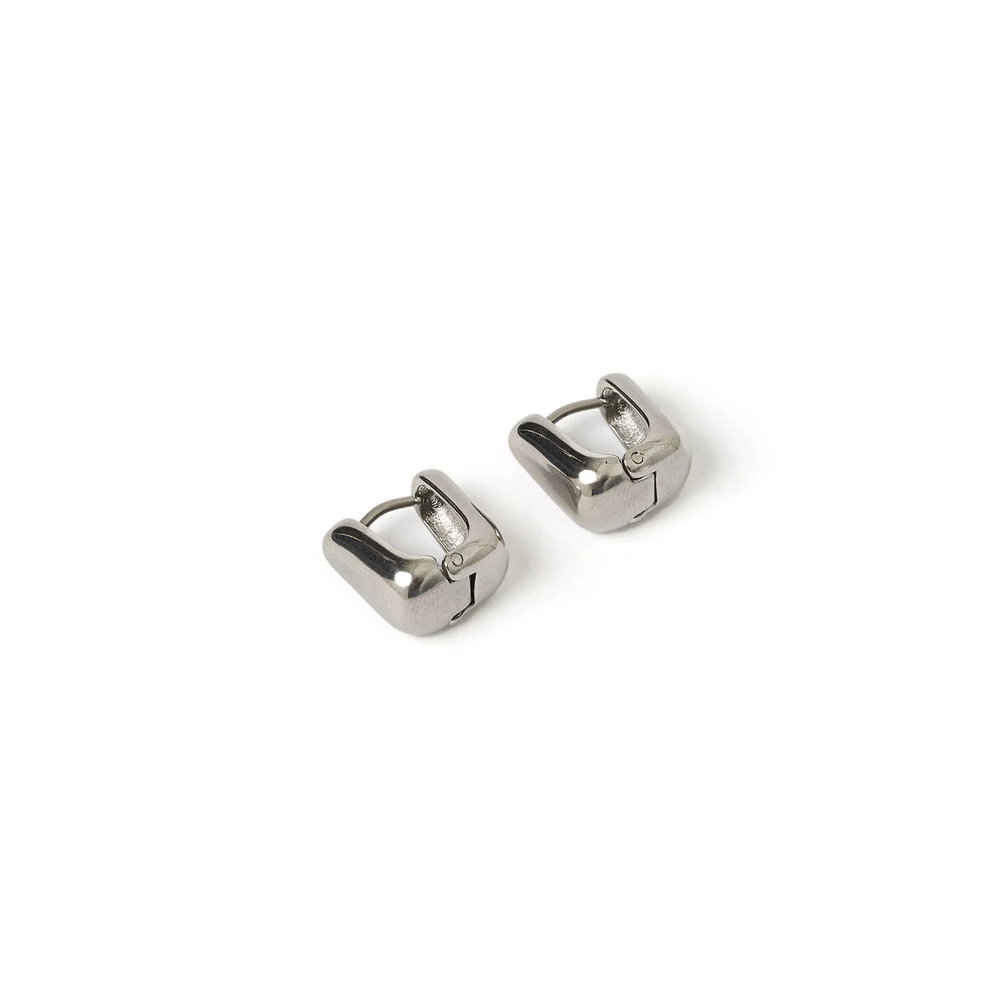 Tess Silver Hoop Earrings