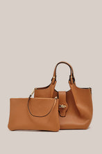 Load image into Gallery viewer, Grace Small East West Tote Tan
