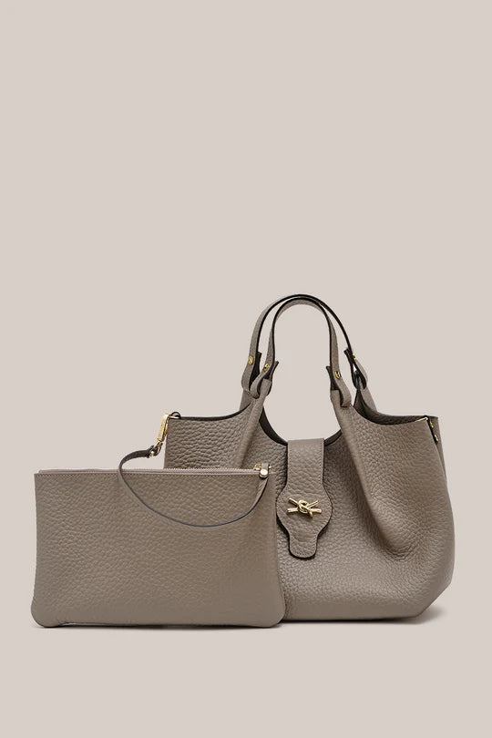 Grace Small East West Tote Taupe