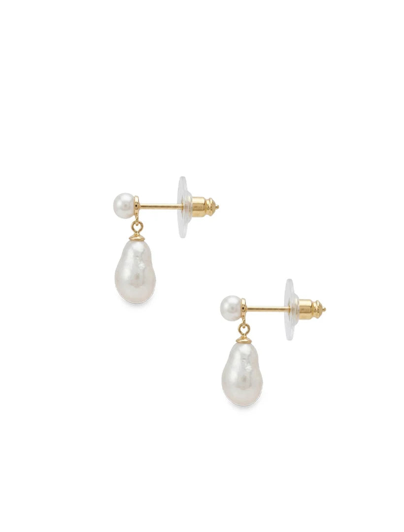 Tiny Pearl Drop Earrings