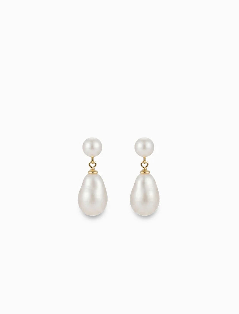 Tiny Pearl Drop Earrings