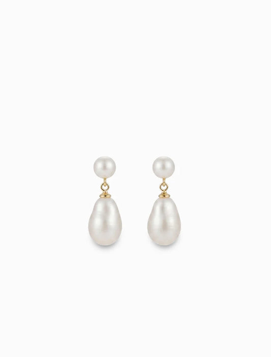 Tiny Pearl Drop Earrings