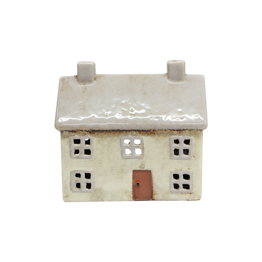 Alsace Cottage Tea Light Light Grey