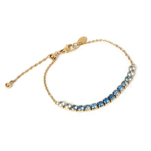 Load image into Gallery viewer, ZALIA GOLD BRACELET - SAPPHIRE
