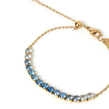 Load image into Gallery viewer, ZALIA GOLD BRACELET - SAPPHIRE
