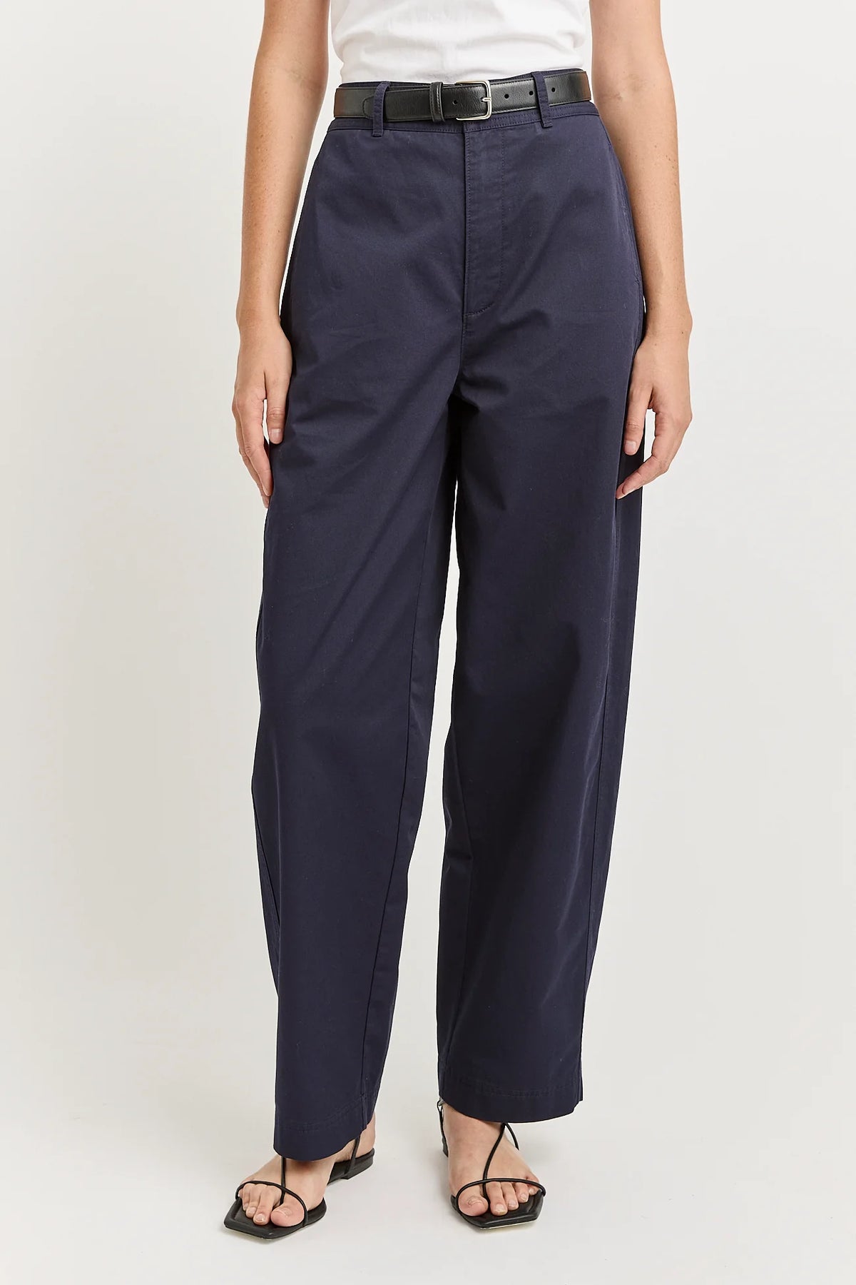 Soft barrel pant - Navy