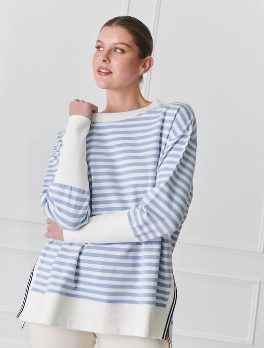 Claudia Striped Sweatshirt