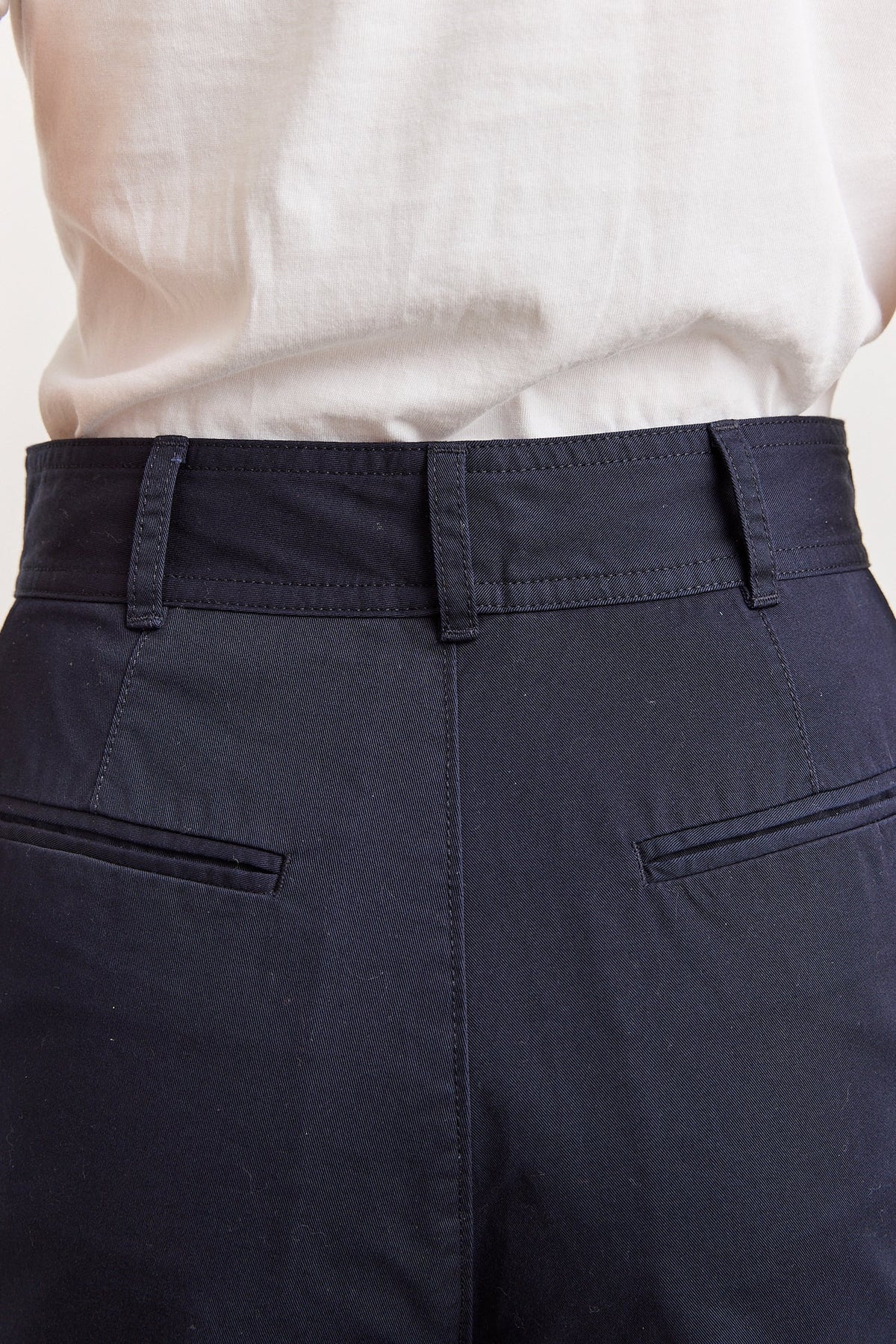 Soft barrel pant - Navy