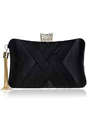 Satin Cross Bag Black