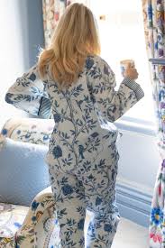 Versailles Blue Chinoiserie Pyjama Set