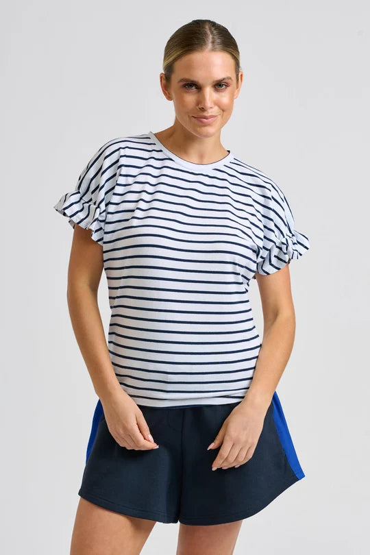 Pippi Tee - Navy Stripe