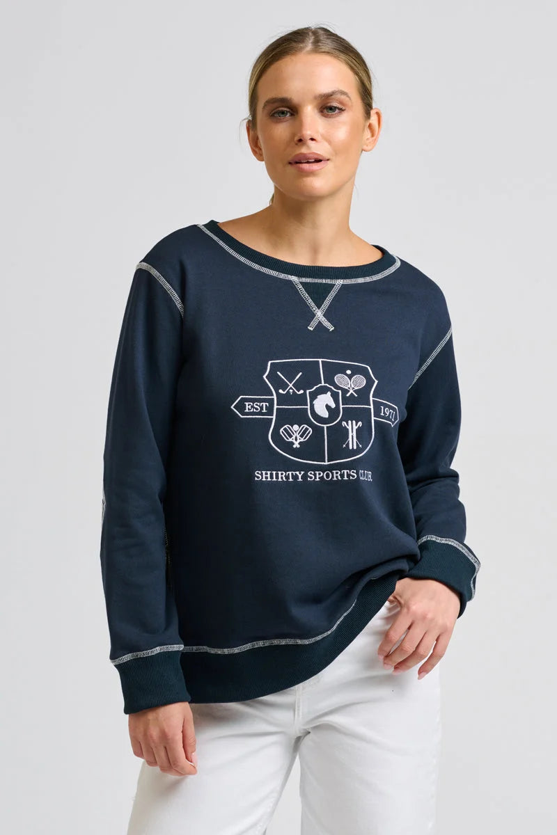 Zippy Classic Zipside Sweatshirt - Ssc Navy