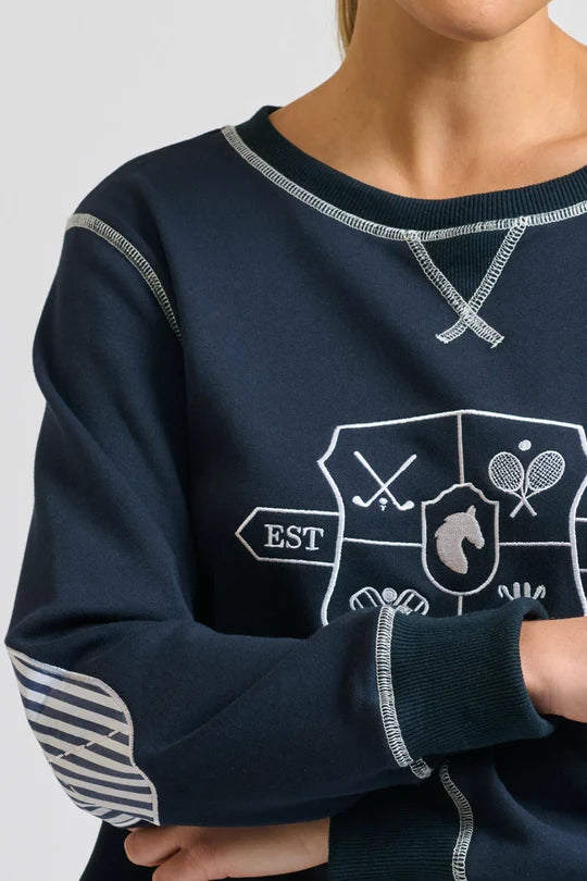 Zippy Classic Zipside Sweatshirt - Ssc Navy