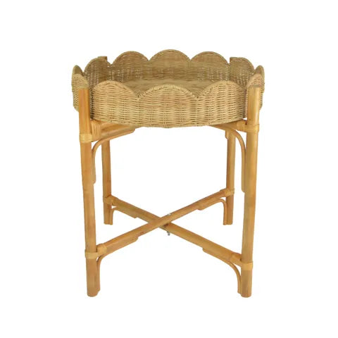 Pettine Rattan Side Table